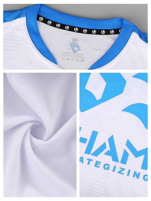 小李子:李质造足球训练服组队定制球衣运动比赛短袖短裤速干男 商品图3