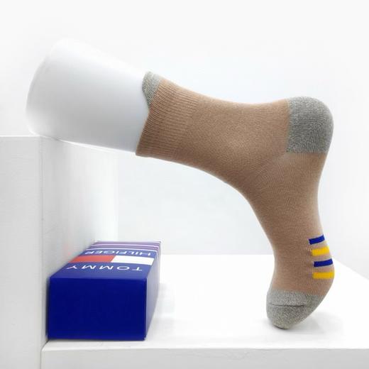 纯元TOMMY 男士 中高帮冬袜  一盒 五双 有五个颜色 商品图6