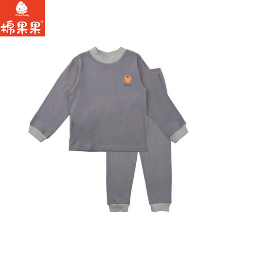 棉果果冬季新品暖姜棉柔软保暖90-130码暖姜套头套装M411302425669 商品图1