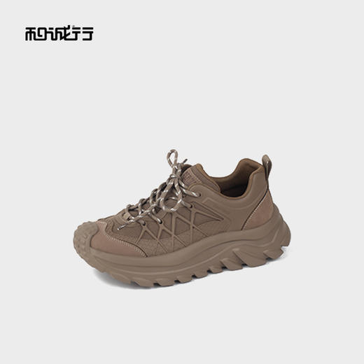 和诚行2025秋季新款厚底增高耐磨拼接男式休闲鞋0551245 商品图1