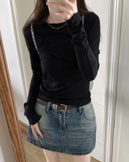 高级感正肩T恤 商品图5