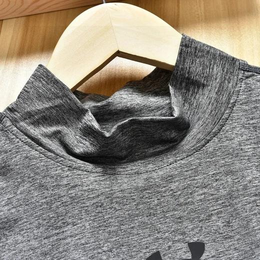 高弹力 轻薄柔软透气  UA安德玛秋季半高领运动打底衫外穿男士轻薄速干健身长袖T恤衫 商品图3