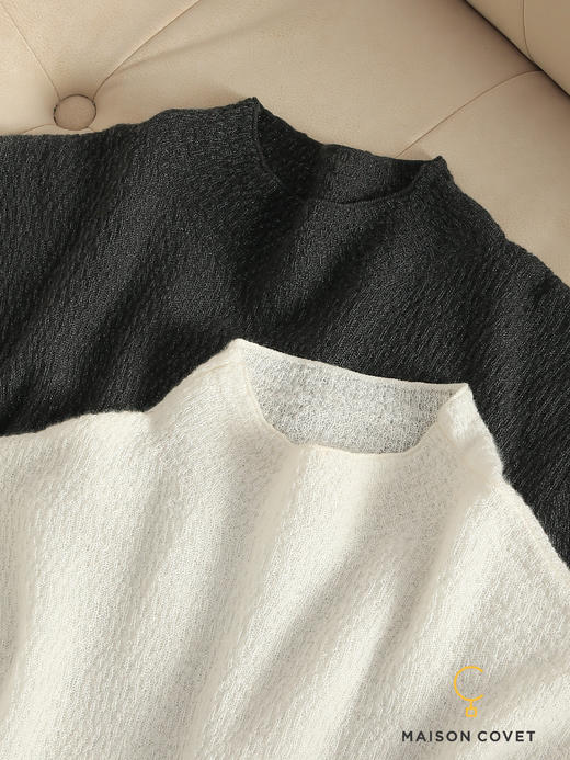 MAISON COVET 纯山羊绒半高领打底衫 商品图0