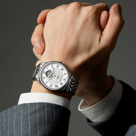 天梭(TISSOT)力洛克系列钢带机械男表T006.407.11.033.02
