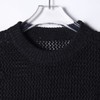 42543SDSA男士秋冬新款痞帅男装潮牌纯色立体针织花朵圆领毛衣百搭时尚 商品缩略图2