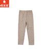 棉果果冬季新品卡其色条纹保暖100-120码打底保暖打底裤M401200425709 商品缩略图0