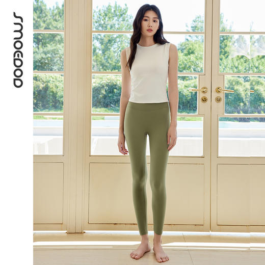 SMOEDOD/水沐伊朵高腰收腹提臀九分瑜伽裤适合跑步健身外穿6636 商品图4