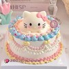 【hellokitty创意卡通大头定制蛋糕】 商品缩略图0