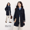 【09/17新品】熙世界淡人穿搭风衣外套女高级感格纹翻边袖中长款大衣2025秋新款 商品缩略图1