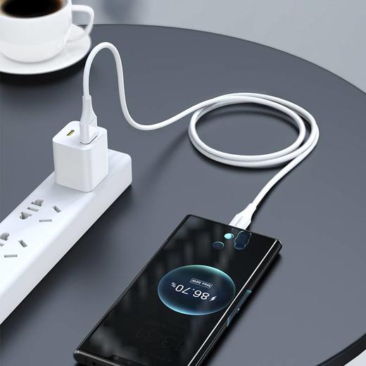 品胜 Type-C 6A快充数据线充电线 华为超级快充66W 适用华为mate40Pro/P40/P30/小米等手机闪充线 商品图7