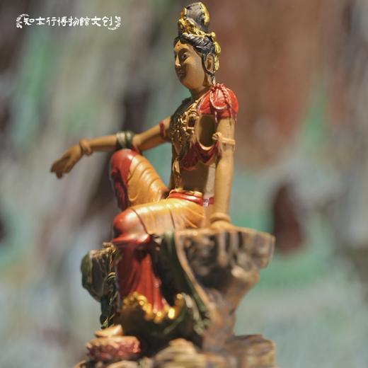 辽代木雕水月观音冰箱贴桌面摆件树脂材质精美文创礼品 商品图1