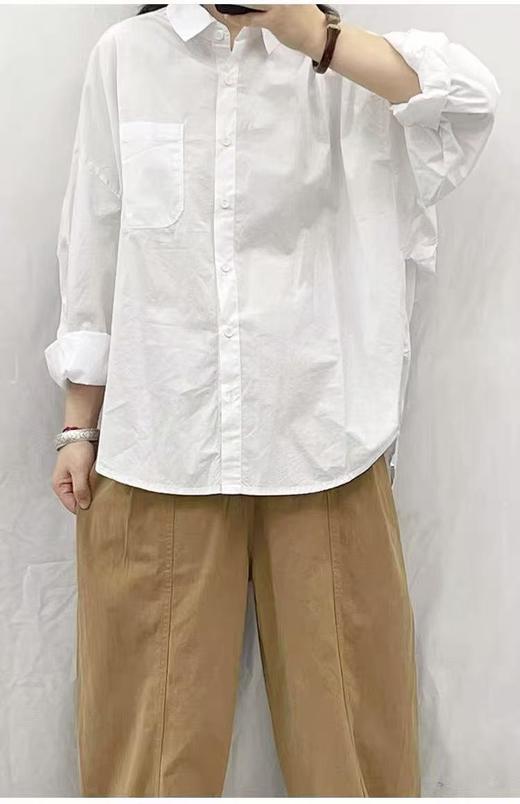 【秋新品】古泥5912 100%精梳棉单口袋设计感衬衫-喜出 商品图3