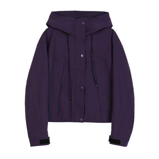 NEELLY纳俪商场同款秋季新款美式复古短外套女简约松弛通勤上衣N25083C01120 商品图3