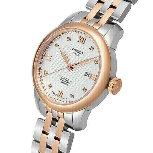 天梭(TISSOT)力洛克系列钢带机械女表T006.207.22.036.00 商品图1