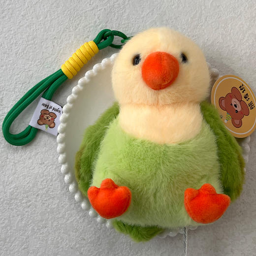 绿桃鹦鹉挂件钥匙扣-纪念日百货门店同款165495398 商品图4