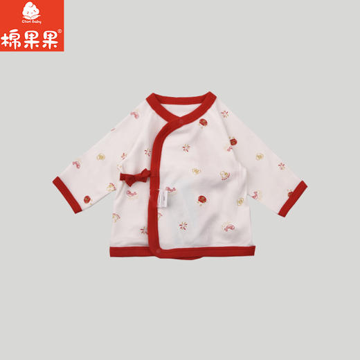 棉果果冬季新品莫代尔牛奶纤维柔软顺滑新年婴儿新生儿半背衣M501110425651 商品图1