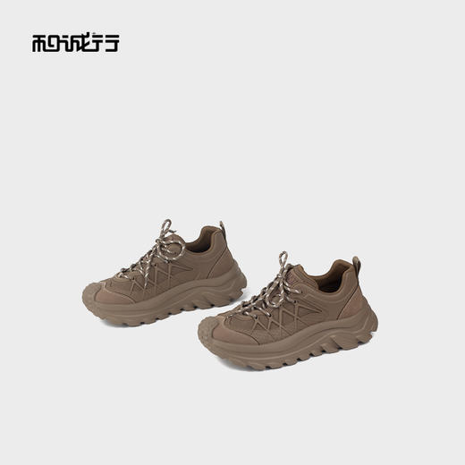 和诚行2025秋季新款厚底增高耐磨拼接男式休闲鞋0551245 商品图3