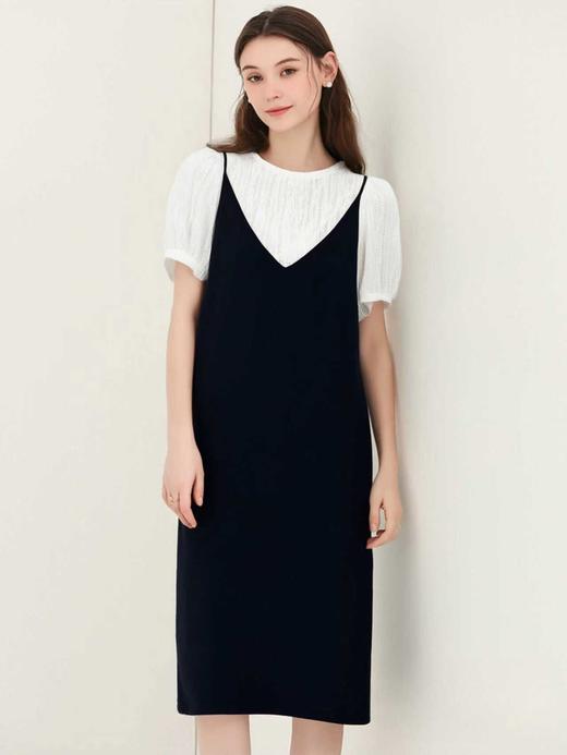 冰点价！仅限11.11！退货勿拍（不支持退）古泥（套装）7203短袖小衫➕吊带裙两件套-喜出 商品图0