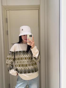 TY20-Moncler盟可睐 提花图案圆领长袖毛衣（QQ）9.16直播款
