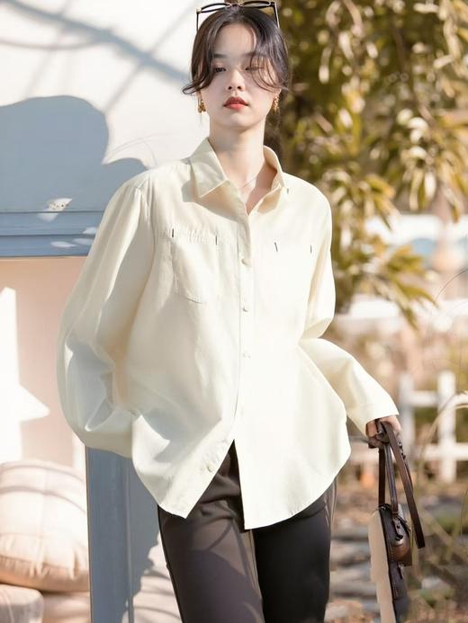 【秋新品】古泥/亦文品牌7709 100%精梳棉品质衬衫-喜出 商品图0