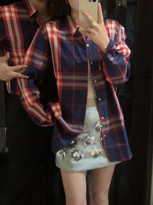 巴家经典格子刺绣限量款 商品图5