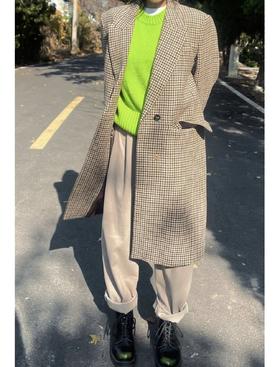 TY-480-巴黎世家 秋冬女装千格鸟大衣(WN*MM)9.16直播款