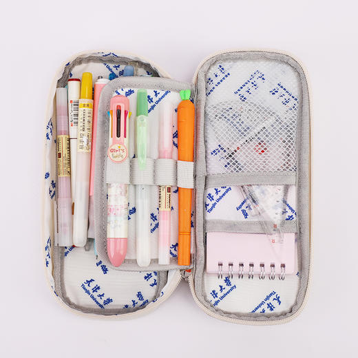 简约上翻盖笔盒大容量学生文具盒收纳神器 商品图3