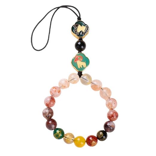 【普陀山】三合六合五路财神手机链车钥匙-普陀山发货 商品图4