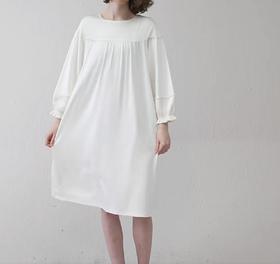 【双皮奶丝】SCHIESSER德国舒雅女士莫代尔氨纶长袖连衣裙家居裙 年轻 时尚 质感 31/25713D