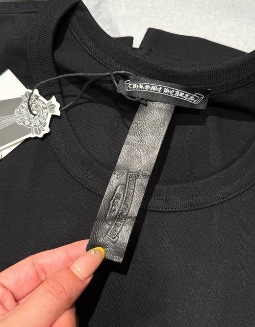 克罗心哥特梵文纯棉长袖T恤衫091302 商品图9