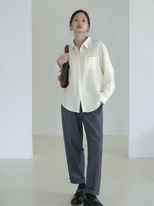 11.11直降到底！！【秋新品】古泥品牌7772（微脏）精致款黏胶纤维➕棉衬衫-喜出 商品图3