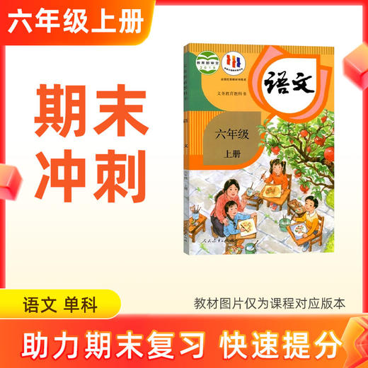 25秋【语文】六上期末冲刺 单科 商品图0
