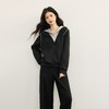 【09/17新品】熙世界懒人休闲套装女2025秋季新款运动风连帽卫衣阔腿长裤两件套 商品缩略图3