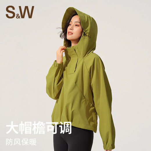 【sw速惟】户外防风宽松时尚跑步健身上衣S4AW4164 商品图6