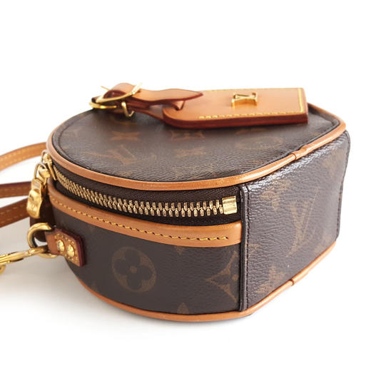 【95新】LV路易威登M44699老花mini硬圆饼单肩斜挎包120925AK24 现售价：5100 商品图5