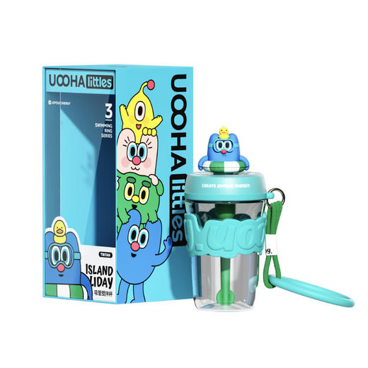 UOOHAlittles  海岛假日吸管水杯550ml  UXG04 商品图2