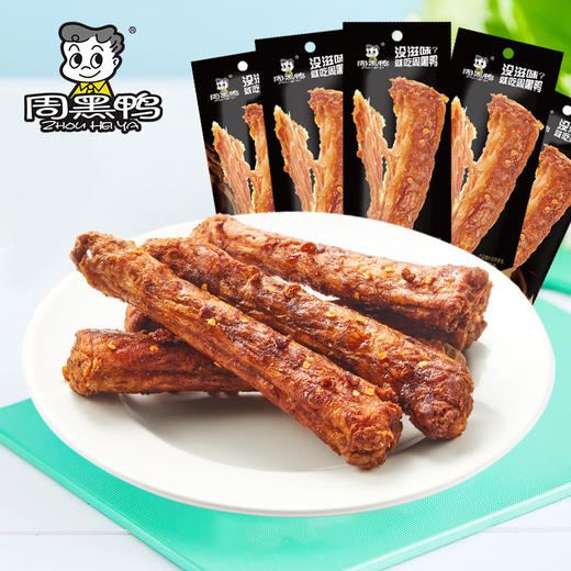 【2件6折】周黑鸭手撕鸡脖40g*5根  麻辣甜  武汉特产食品 商品图0