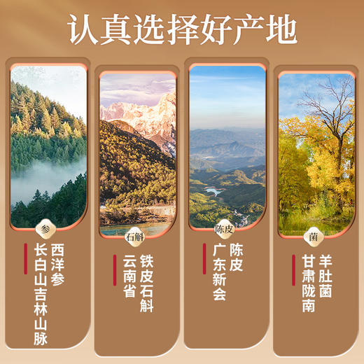 雷允上珍礼礼盒160g/盒 西洋参+铁皮石斛+羊肚菌+陈皮 商品图8