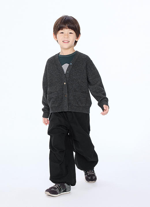 jnby   25年冬款  短款开襟针织衫  1P0312350 商品图6