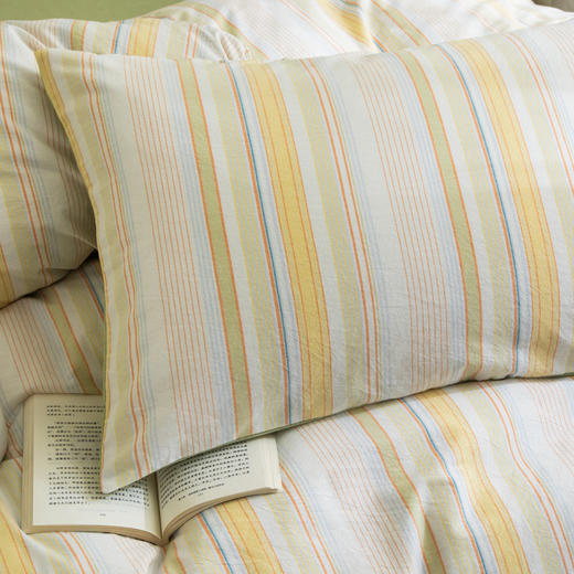 无印良品\無印良品水洗色织全棉四件套--条纹之旅 商品图3