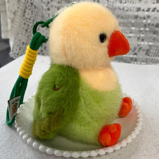 绿桃鹦鹉挂件钥匙扣-纪念日百货门店同款165495398 商品图3