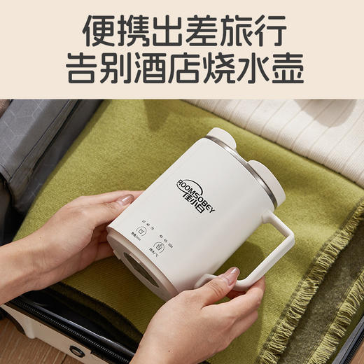礼品电炖烧水杯小型便携式办公室烧水壶煮茶电热水杯温控可调温 商品图2