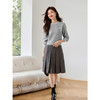 【年终特卖】熙世界华夫格卫衣女宽松休闲减龄小个子无帽圆领上衣2025秋新款 商品缩略图2