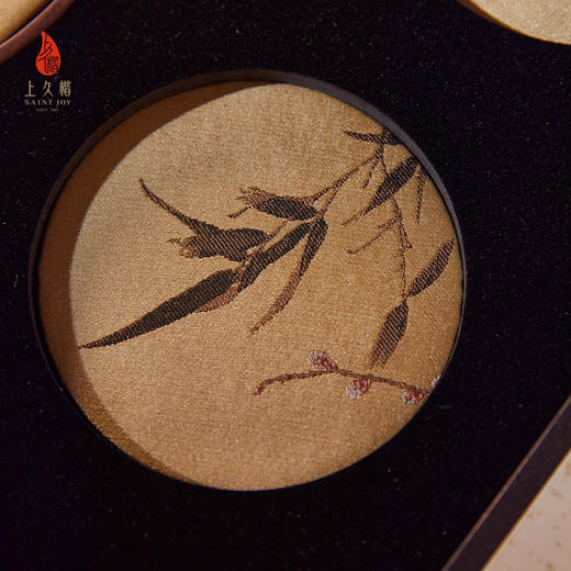 上久楷宋锦文创礼盒琅玕疏影扇子中秋礼物 商品图4