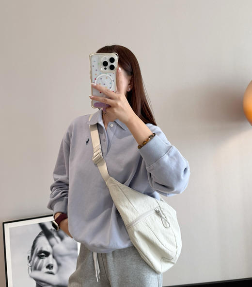 原单rl女款翻领Polo卫衣091604 商品图4