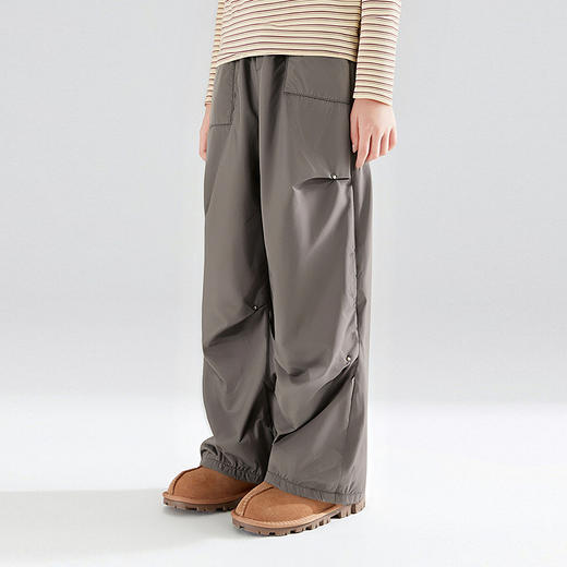 笛莎Deesha 童装女童裤子2025冬新款女童秋冬加绒工装裤 商品图1