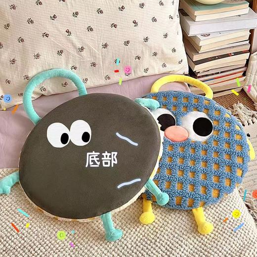 多巴胺圆形记忆棉坐垫办公室上班久坐屁垫学生板凳椅垫坐垫凳子垫 商品图4
