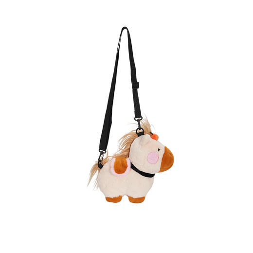 大英博物馆 新年系列 毛绒萌马公仔 手机包 斜挎包 商品图6