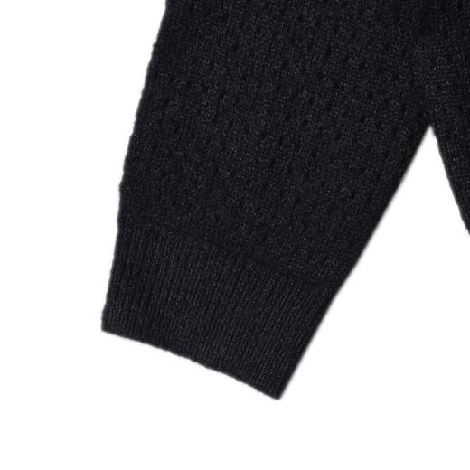 2218SDSA男士秋冬新款痞帅男装复古休闲撞色开衫针织衫慵懒风圆领毛衣 商品图4