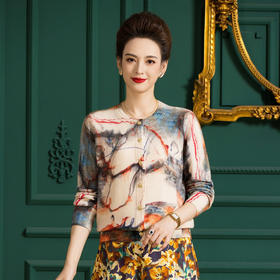 WW MW871羊毛针织开衫显瘦针织衫优雅羊毛衫